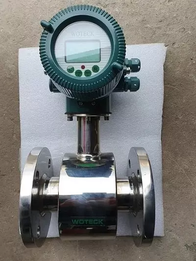 Đồng hồ lưu lượng điện từ Woteck Đài Loan chất liệu Inox