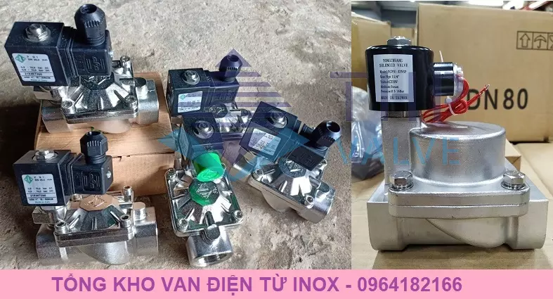 Tổng kho van điện từ Inox số 1 Việt Nam