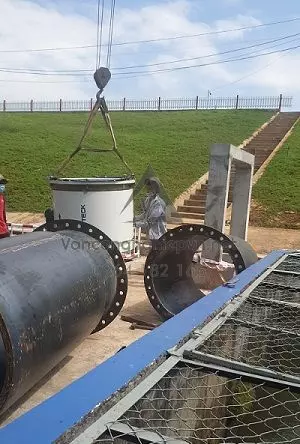 Lắp đồng hồ nước thải thực tế