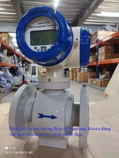 Đồng hồ đo lưu lượng điện từ Hansung Hàn Quốc