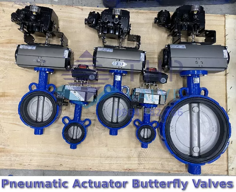 Pneumatic Actuator Butterfly Valves