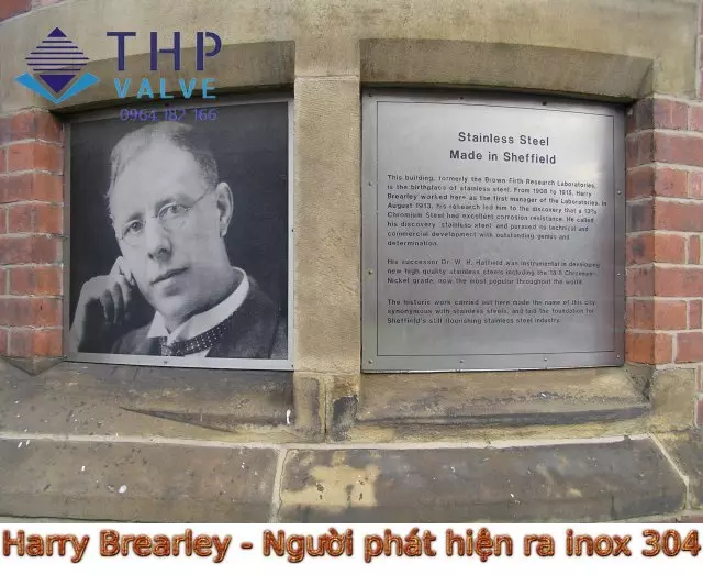 Harry Brearley - Người tìm ra inox 304