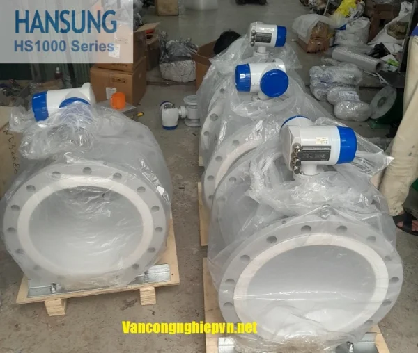 Đồng hồ lưu lượng điện từ Hansung DN500