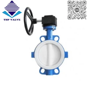 Van bướm lót PTFE tay quay chính hãng